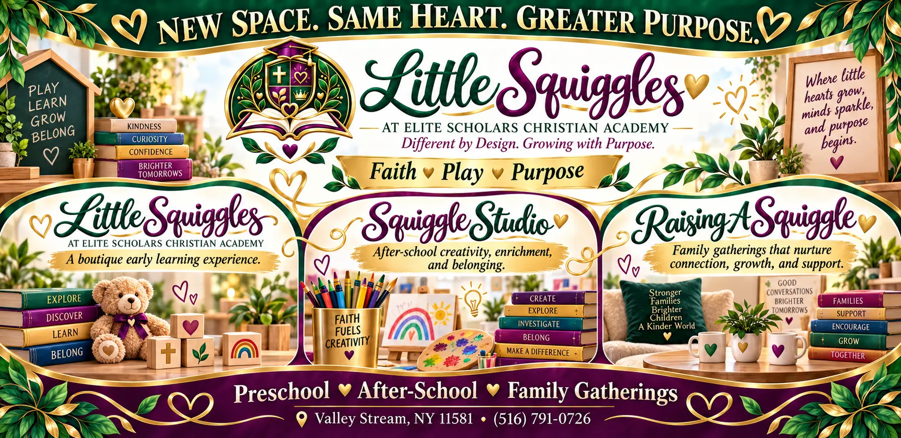 New Space. Same Heart. Greater Purpose — Little Squiggles, Squiggle Studio and Raising a Squiggle at Elite Scholars